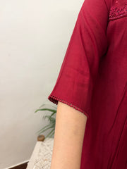 Red karwa special suit set