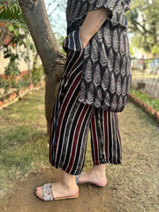 Black ajrakh modal coord set