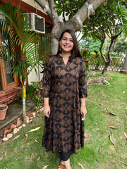 Royal blue rayon aline line