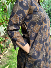 Royal blue rayon aline line