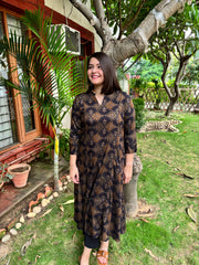 Royal blue rayon aline line