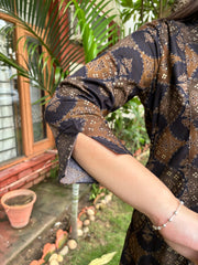 Royal blue rayon aline line