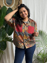 Multi print shirt