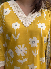 Mustard flower Full suit set