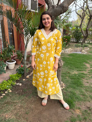 Mustard flower Full suit set