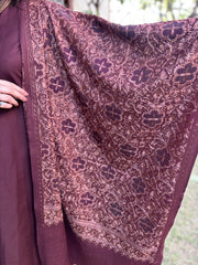 Dark brown Woollen full suit set