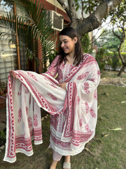 Pink lacework full suit set
