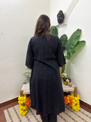 Black buti south cotton Aline kurta