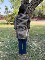 Zig Zag vibe Short kurti
