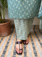 Sea green buta full suit set