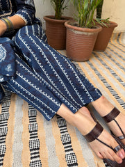 Indigo yoke Suit Set