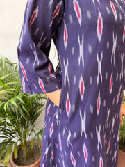 Purple Ikkat coord set