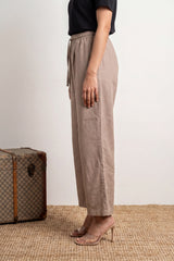 Beige Basic flex palazzo