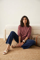Rust Ambi short kurti