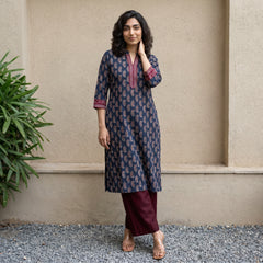 Blue Ambi kurta