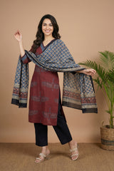 Maroon Bird full suit set