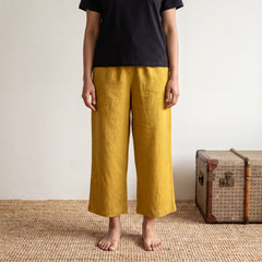 Mustard Basic flex palazzo