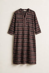 Jahota Leaf ban neck kurta