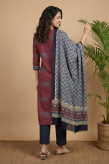 Maroon Bird full suit set