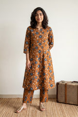 Kesari floral jaal coord set