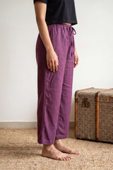 Wine basic flex palazzo
