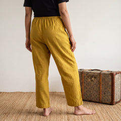 Mustard Basic flex palazzo