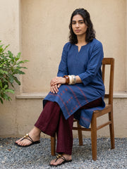 Navy Blue south cotton kurta (42 INCHES LENGTH)