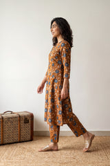 Kesari floral jaal coord set