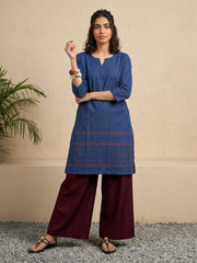 Navy Blue south cotton kurta (42 INCHES LENGTH)