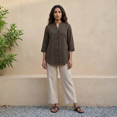 Basic ajrakh Lines shirt