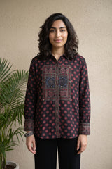 Coca-cola designer muslin silk shirt