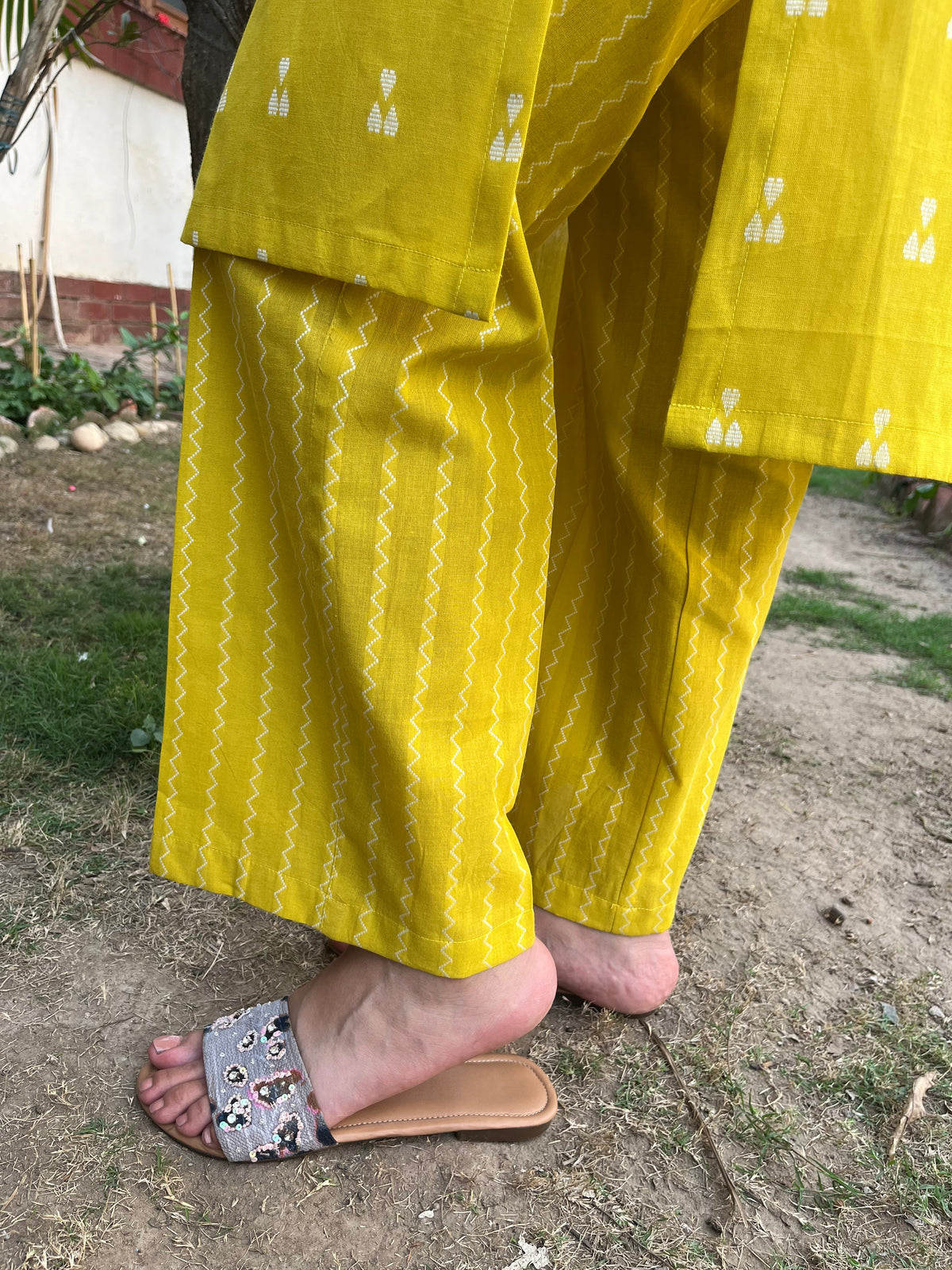Mustard south cotton palazzo