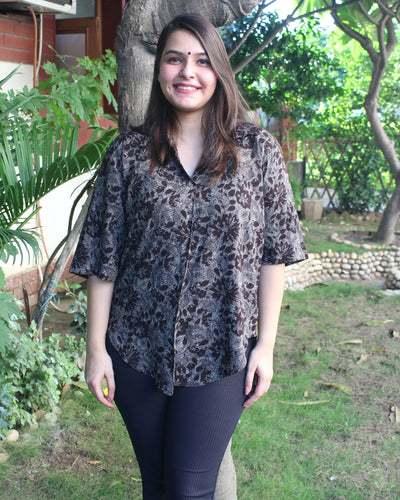 Floral free flow Rayon top