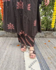 Black bindi Lacework Aline full suit set