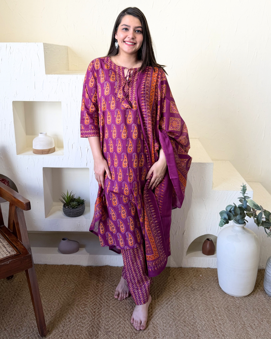 Magenta Ambi full suit set