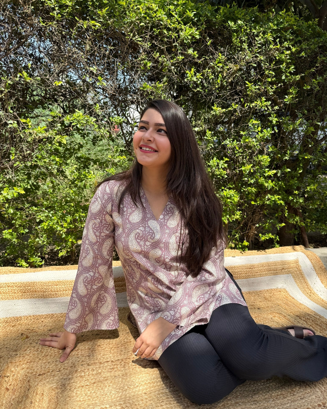 Onion pink ambi kurti