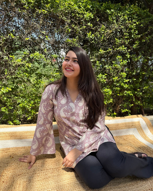 Onion pink ambi kurti