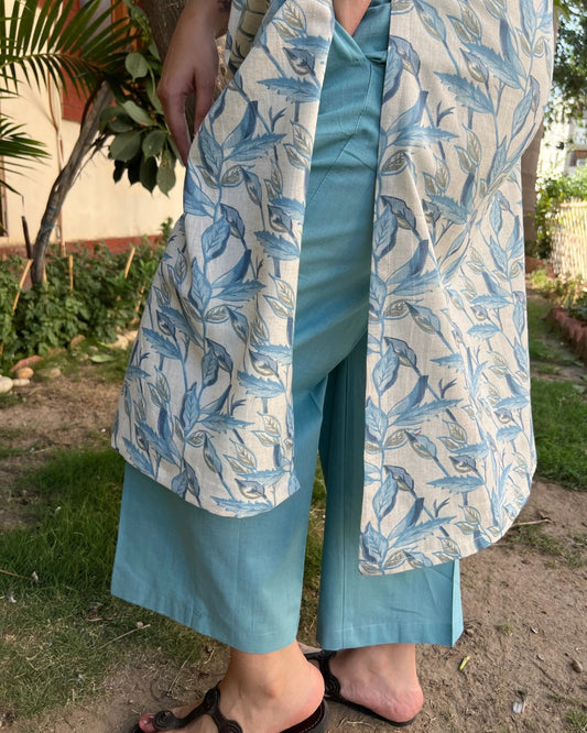 Sky Blue Solid Palazzo
