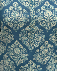 Dusky teal printed kurta