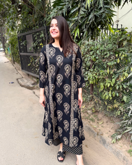 Black Ambi A-line coord set