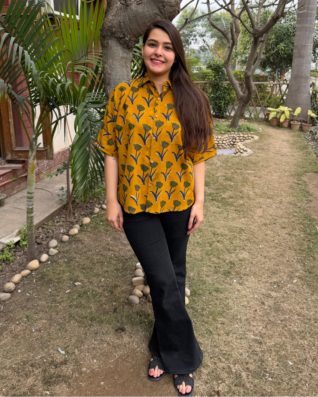 Mustard Flower Shirt