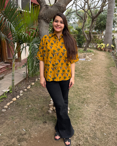 Mustard Flower Shirt