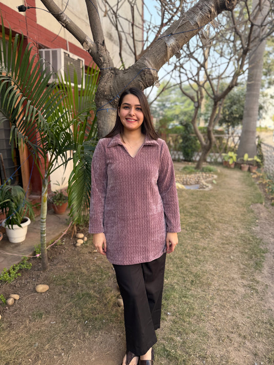 Dark lavender Imported top