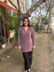 Dark lavender Imported top