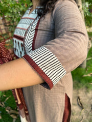 Mouse Brown Yoke Full suit set - MYSANSKRITAM