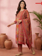 Gulzar Floral Cotton Suit Set