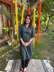 Morphankhi ban neck kurta