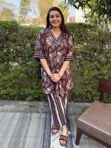 Jahota leaf Free flow top