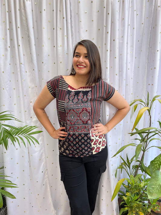 Patchwork Top - MYSANSKRITAM