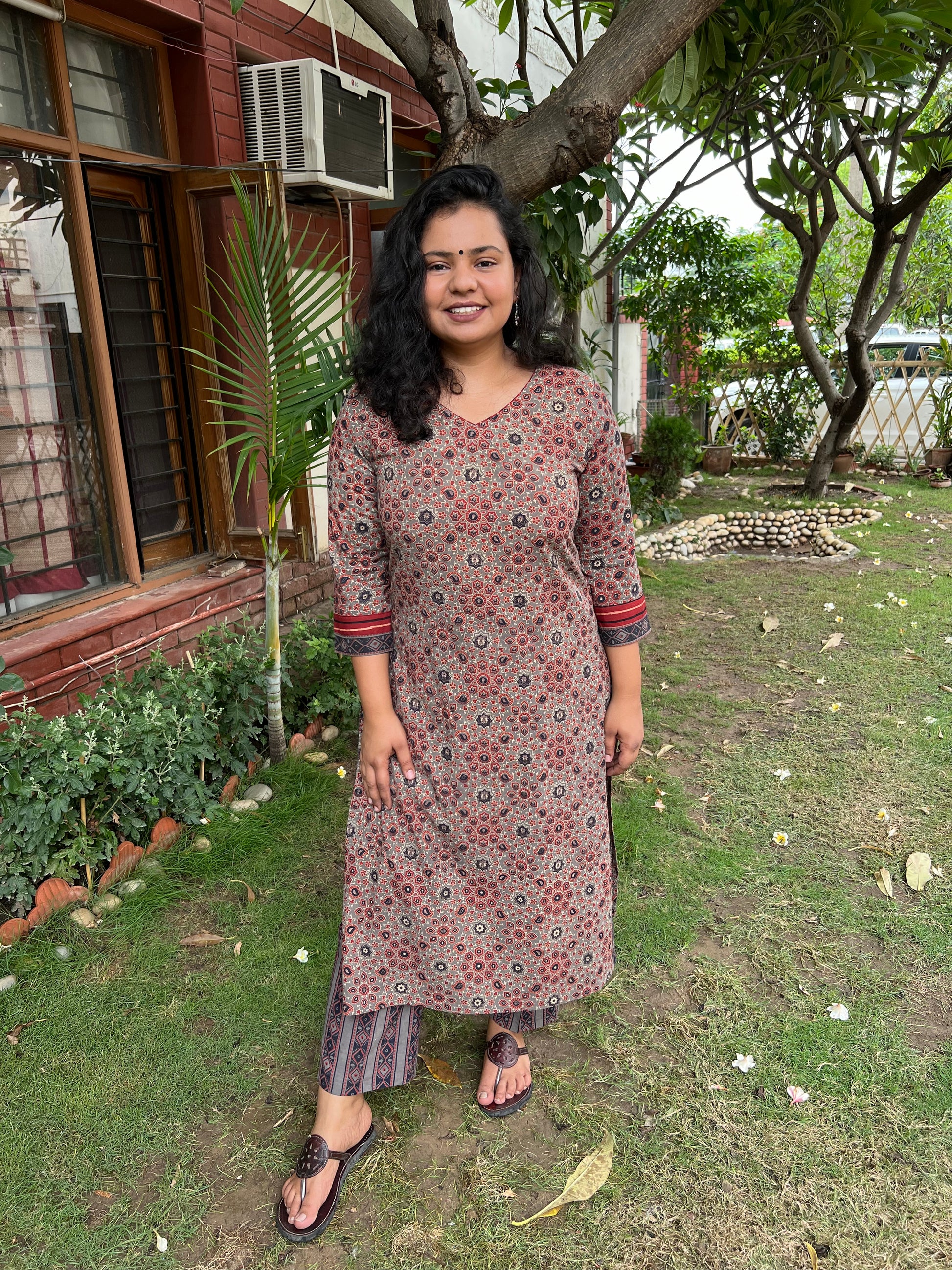 plus size kurta palazzo set